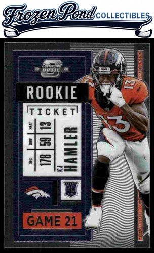 2020 Panini Contenders Optic KJ Hamler #87 card
