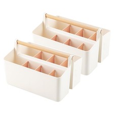 2 Pack Art Caddy Organizer Portable,Marker Box, Large Pen Holder for Desk, Ar...