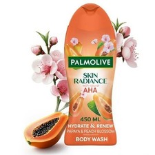 Image of Palmolive Skin Radiance Papaya & Peach Shower Gel 450ml