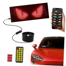 LED Devil Eye Lights for Windshield 6.8"x 2.8" Advanced 6.8"x2.8" Black-1PC