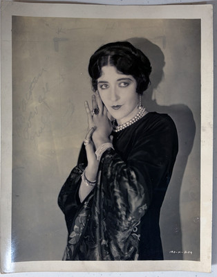 Aileen Pringle Original 1924 Clarence Sinclair Bull Press Photo Silent Film