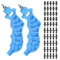 "2Stk Tropf BewäSserung Schlauch Loch Stanze 4Mm FüR 1/4\" Fitting Und EmpfäNger"