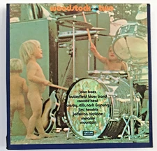 RARE 7-1/2ips  Woodstock Two Butterfield CSN&Y Mountain Hendrix  Double Album