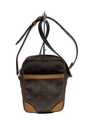 LOUIS VUITTON Shoulder Bag 2 Danube Monogram Canvas BRW PVC Used