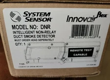 SYSTEM SENSOR DNR Intelligent Low-Flow Non-Delay Duct Detector Housing NIB