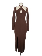ASTR The Label Women Brown Casual Dress M