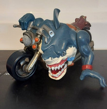 VINTAGE STREET SHARKS RIP RIDER RIPSTER MOTORCYCLE ACTION FIGURE MATTEL 1995