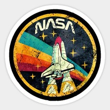 NASA Space Agency Logo Sticker  Vinyl Decal Laptop Car Bottle