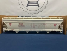 Weaver MCA Red Tornadoes 1988 ACF 4-Bay Covered Hopper Car Shell NO BOX