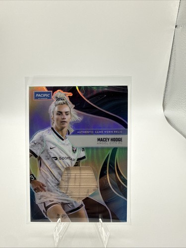 Macey Hodge 2025 Parkside NWSL Pacific GAME USED MATCH WORN Jersey Relic B