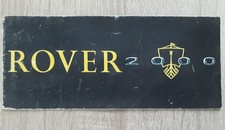 Rover 2000 P6 Brochure c.1964
