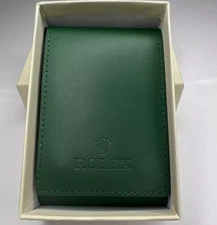 Authentic Rolex Case Leather Travel Pouch Service Center Premium Version