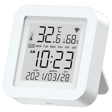 Smart WiFi Temperature Humidity Sensor Meter LCD Hygrometer Thermometer Monitor