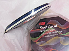 Cinta a rayas de vinilo automotriz escocés azul oscuro 3M, 5/16"