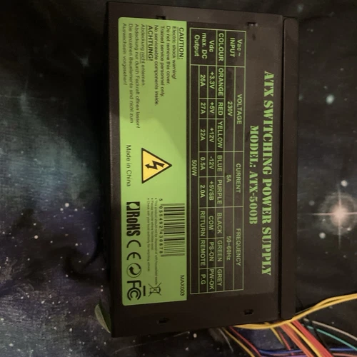 ATX-500 Power Supply 500W Switching Mode PSU