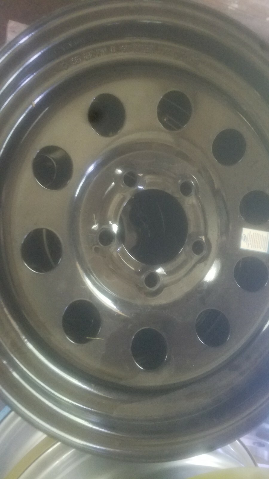 15x5 5x4.Black Mod Trailer Wheel / Rim 15 Inch /5 Lug RV LOW Spare eBay