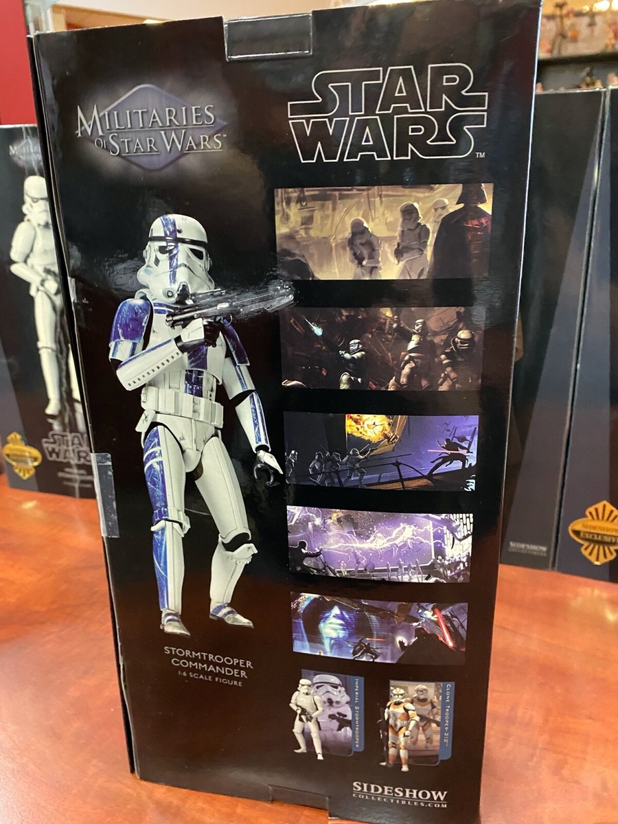 SIDESHOW EXCLUSIVE STAR WARS STORMTROOPER COMMANDER 1/6 figure HOT