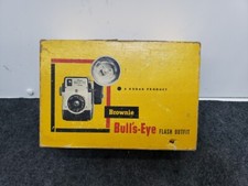 Kodak Brownie Bullseye Camera with Flash, Original Box, 4 Bulbs