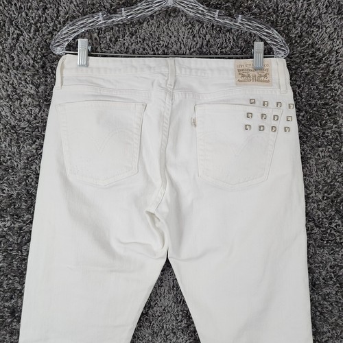Levi Strauss dünne weiße Damenjeans Boyfriend Größe 8 - Bild 7 von 7