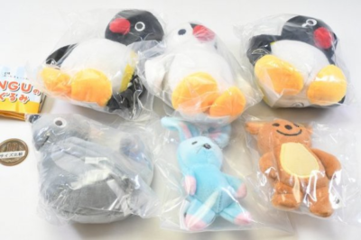 PINGU Plush Toy 6Types Complete Set Mascot Gacha Gashapon