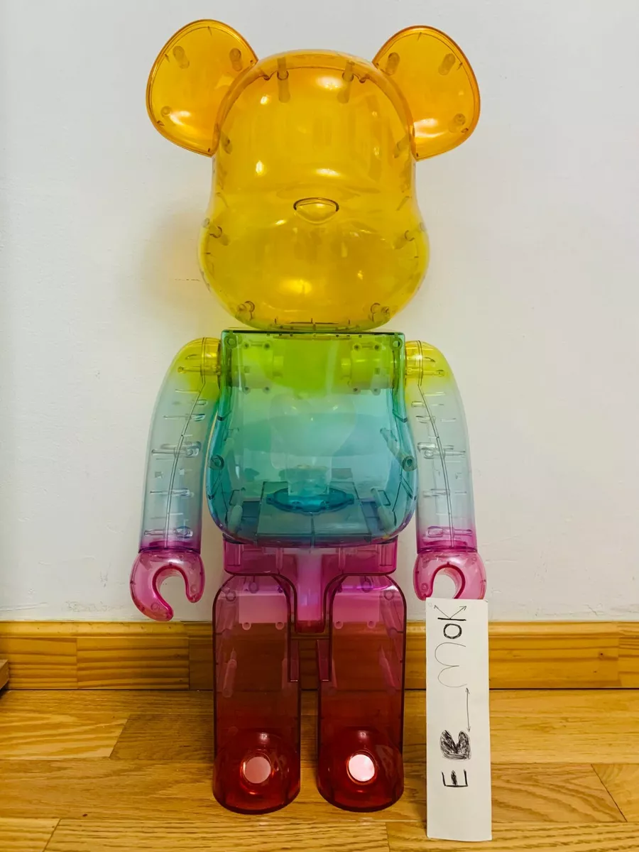 Bearbrick x Emotionally Unavailable Gradient Heart 1000% Multi