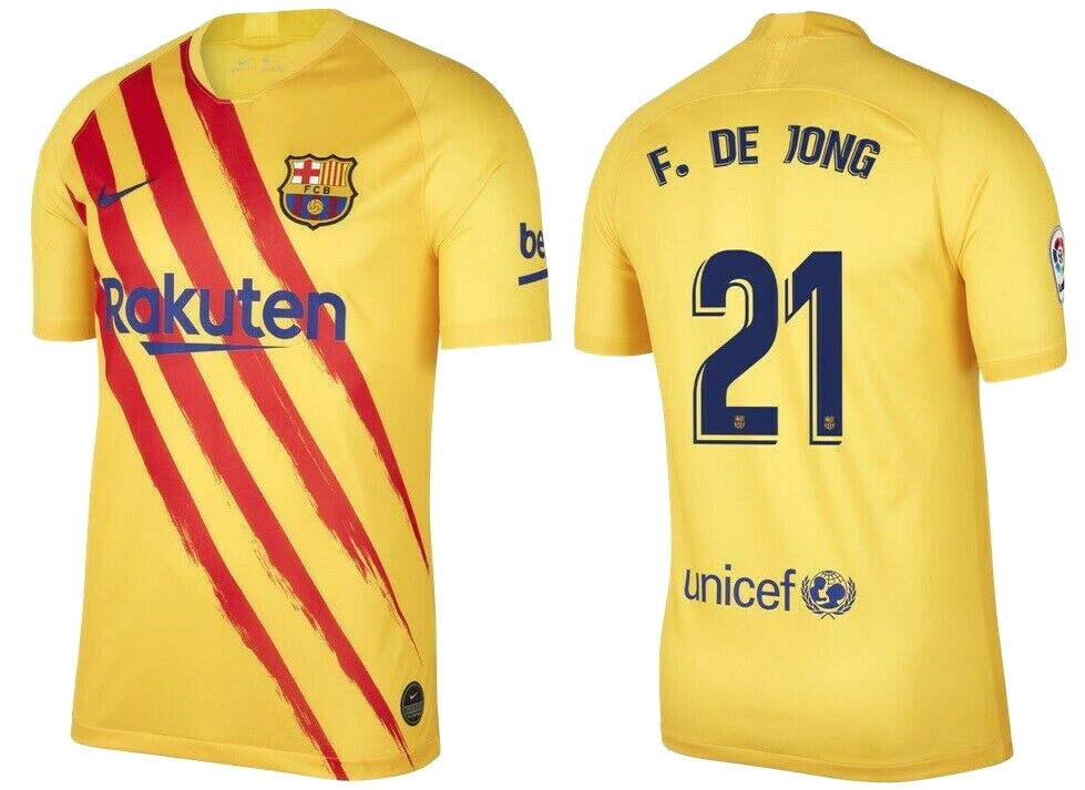 Trikot Nike FC Barcelona 2019-2020 Senyera La Liga - Frenkie De