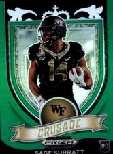 2021 Panini Prizm Draft Football Green & Green Wave Singles (Pick Your Cards)