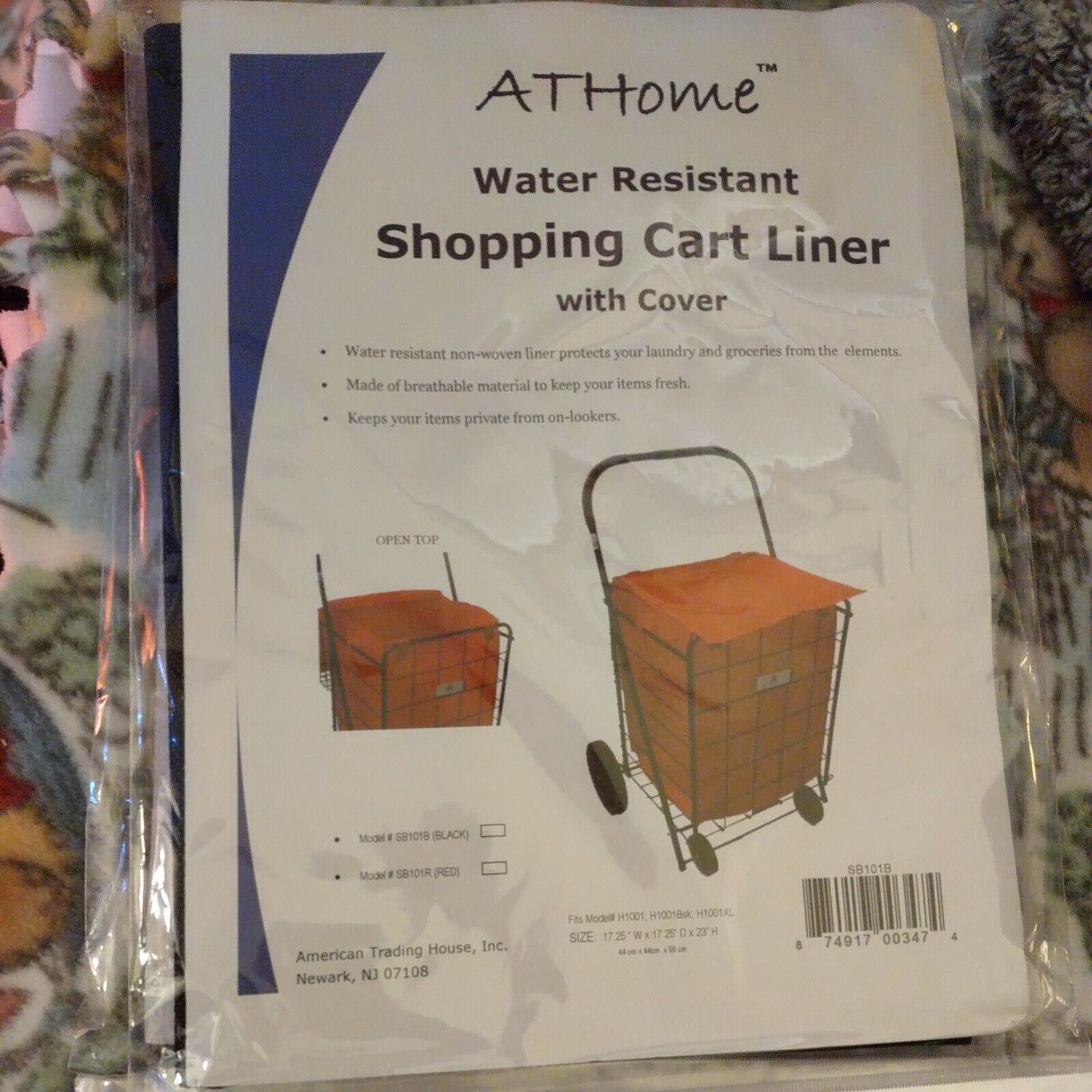 At Home Water Resistant Chicago Mall Shopping Cart Liner With Cover model h1 2021new shipping free