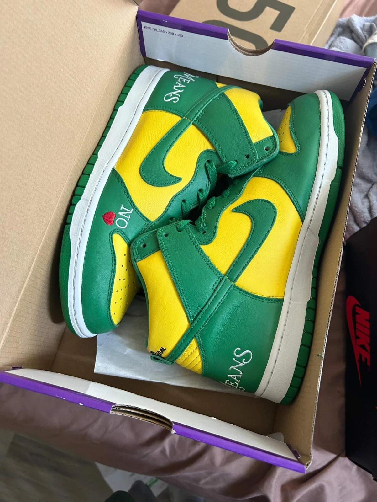 supreme dunk high brésil taille 10,5 OG tout