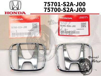 Honda S2000 Genuine 02-09 Front & Rear Emblem Set OEM Badges AP1 AP2 NEW 03 04