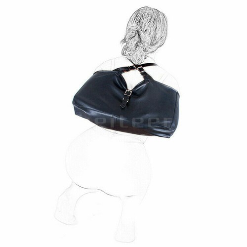 Lockable Leg/Arm Binder Behind Back Straight Glove Shoulder Strap Jacket BDSM - Picture 50 of 75
