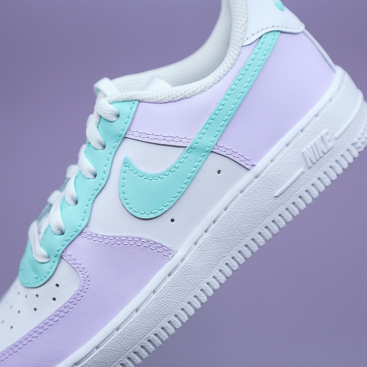 Air Force 1 Custom White Shoes 