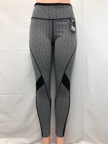 Leggings para mujer yoga gimnasio gris y blanco color gris #2366 - Imagen 11 de 24