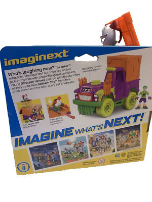 New 2018 Fisher Price Imaginext The Joker Surprise Pop Up Launcher