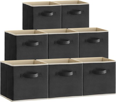 Lifewit 11 Inch Cube Storage Bins, Storage Cubes Foldable Medium Decorative
