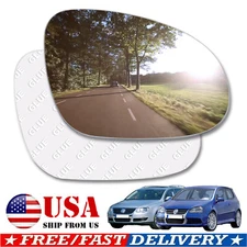 Right Side Wing Door Mirror Glass No Base For VW Jetta 2006-2010 Passat 2005~10