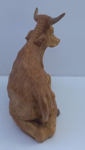 1992 Fontantini 5 Inch Seated Ox Nativity Figure With Box - Picture 5 of 12