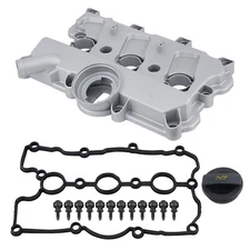 Engine Valve Cover w/ Gasket for Audi A4 A5 A6 A7 A8 Quattro Q5 Q7 S4 S5 DOHC