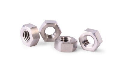 4pcs M7 x 0.75 Titanium Ti Hex Nut //Pro Aerospace Grade for Bike Motorcycle Boat