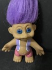 Vintage Purple Hair Small Troll — photo 2