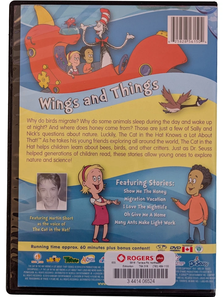 The Cat in the Hat Knows a Lot About That: Wings and Things (DVD, 2010) - Image 2 of 2