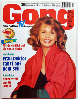 Gong 1996 36 Senta Berger Asta Scheib Isabella d Este TV Radio Programm VdRF