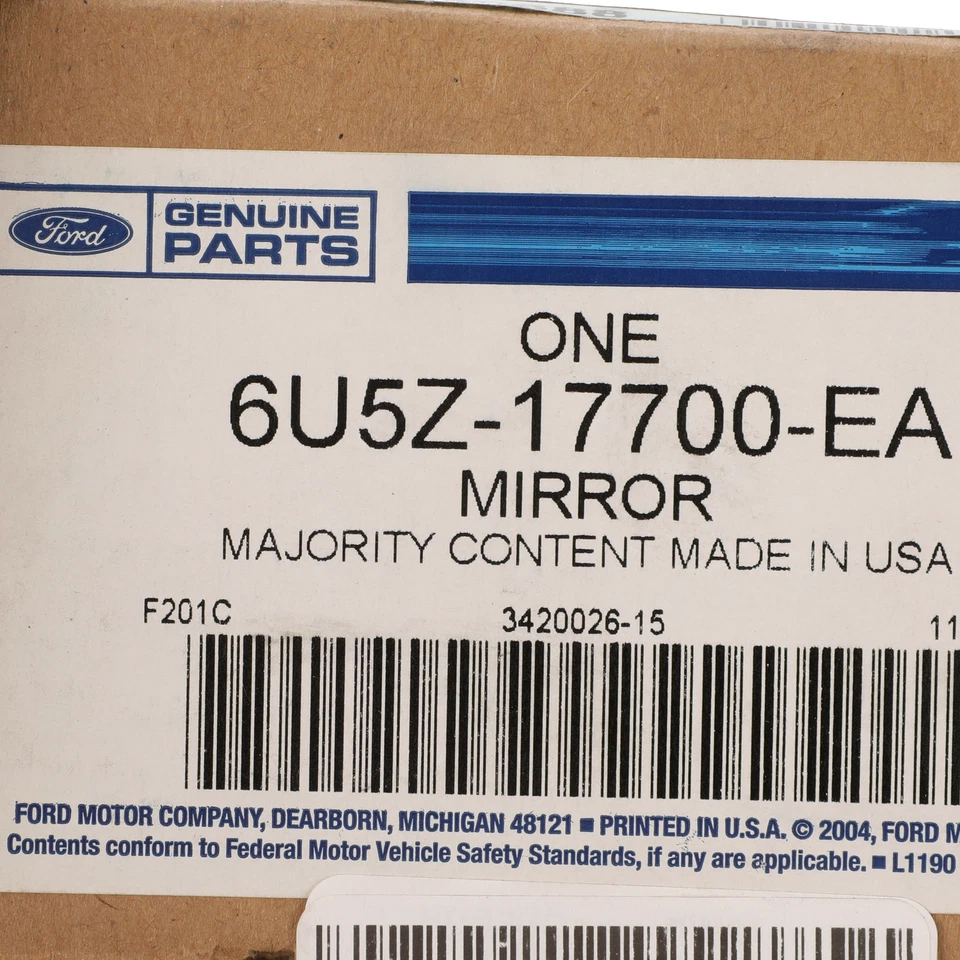 原始设备制造商全新 2004 - 2009 年福特水星内后视镜组件 6U5Z-17700-EA — 第 4/4 张图片