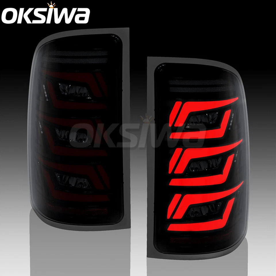 Luces LED TaiL completas para lámparas de freno GMC Sierra 1500 2500HD 3500HD 2007-2013 Foto 2 de 4