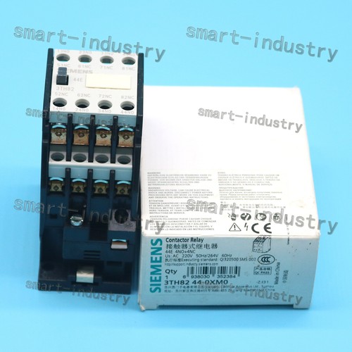 1PC SIEMENS contact relay 3TH8244-0X Brand New In Box AC220V 3TH8244-0XM0