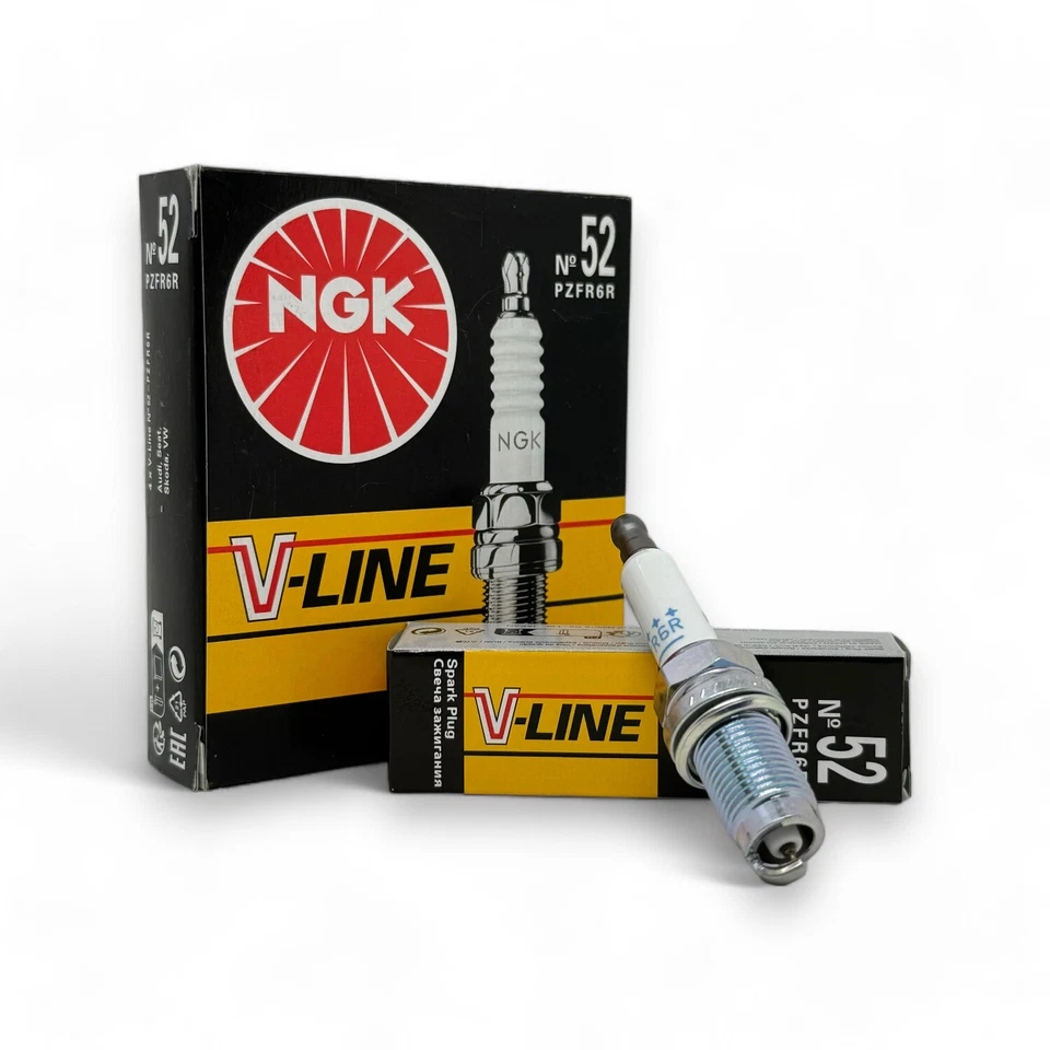 4x bujías V-Line NGK para VW Golf Plus 1.4 TSI 90/125kW 2006-2013 + pasta - Imagen 3 de 4