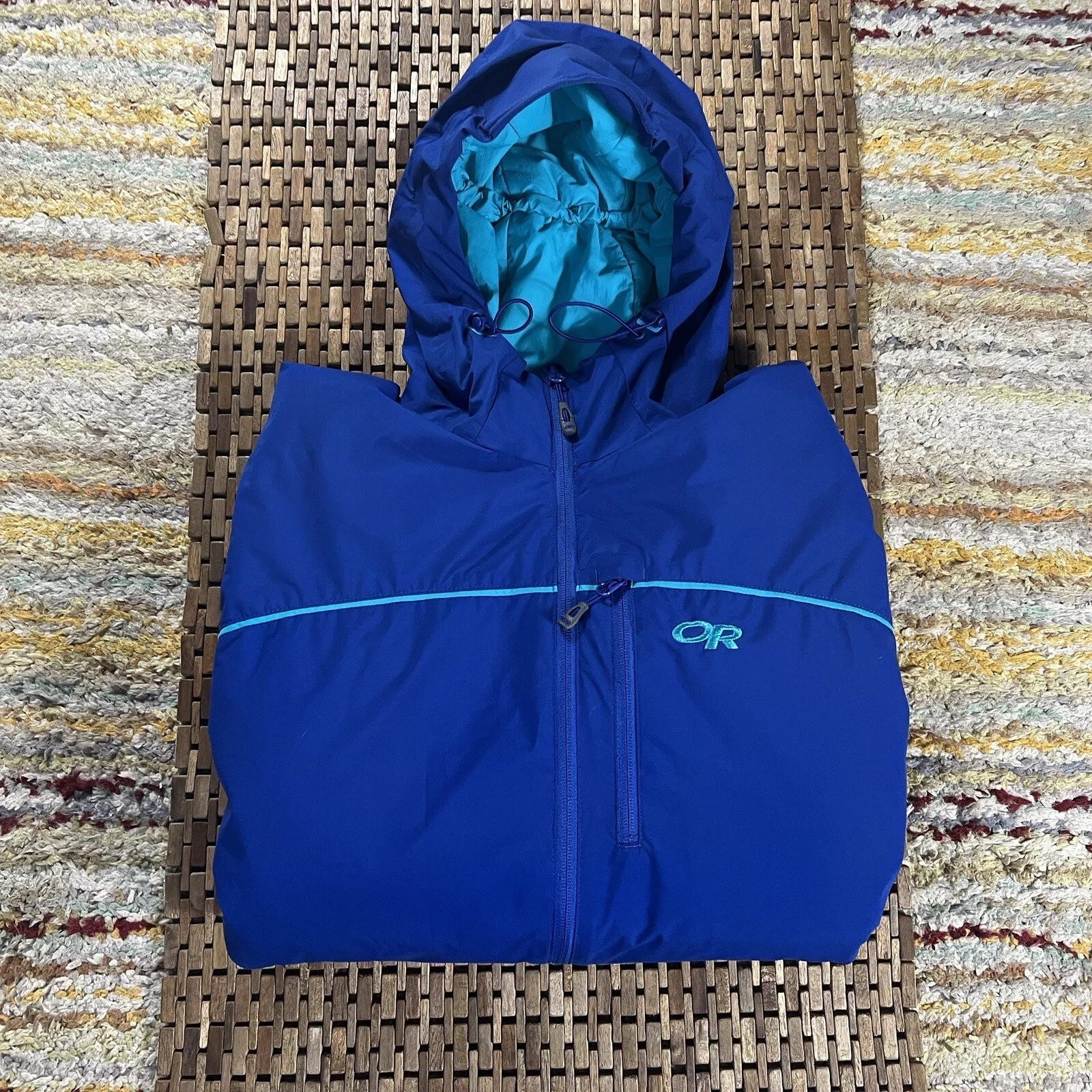 outdoor-research razor edge puffer insulated soft shell jacket
