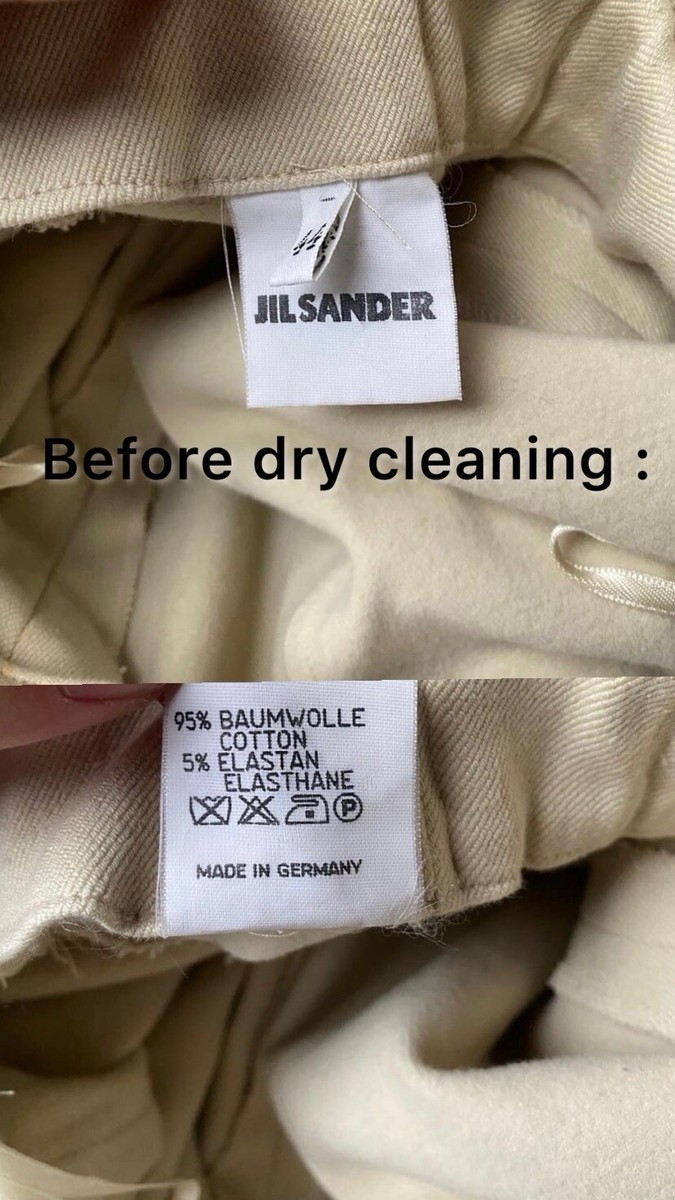 パンツ JIL SANDER BEIGE COTTON PANTS Jil Sander Trouser 183 Aw 23 Gd - Oat – Kith