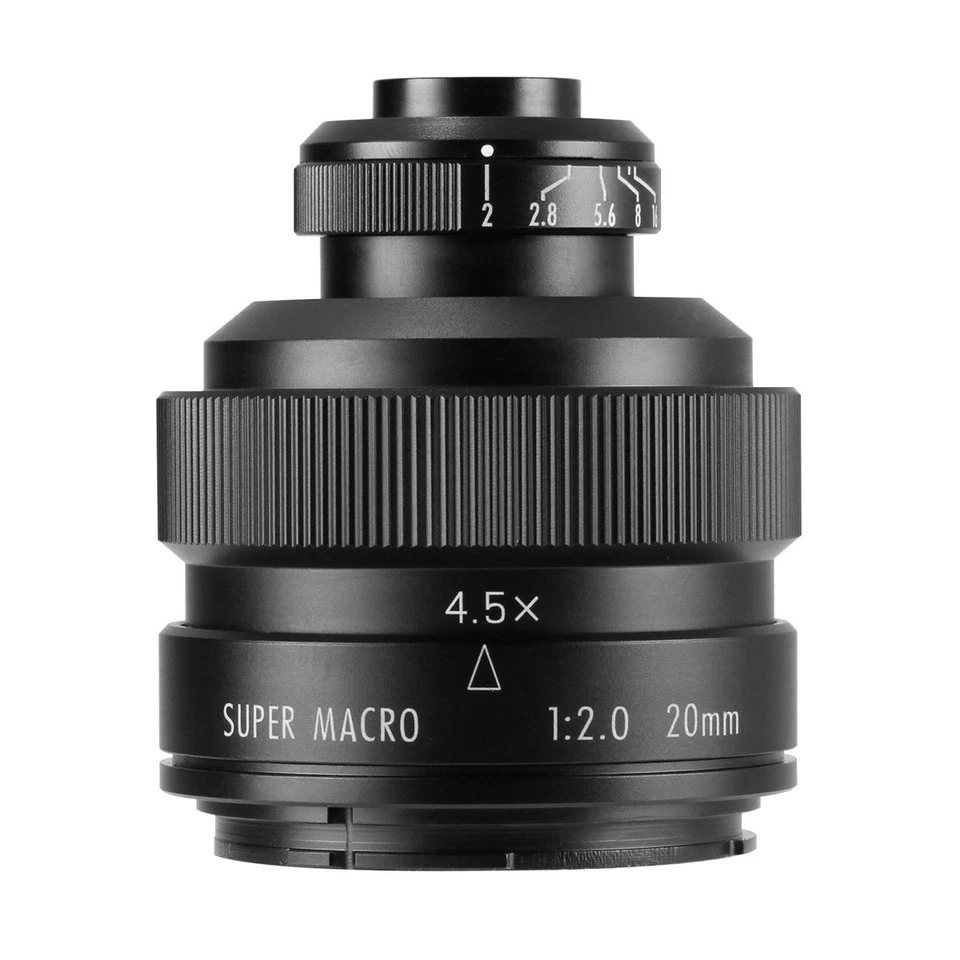 Zhongyi Free Ｗalker 20mm F2.0 Super Macro Lens for Nikon F X XF EF PK FE M43 EFM - Image 2 of 4