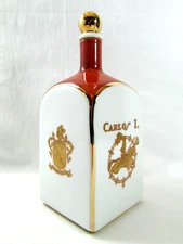 Vintage Carlos I. Bidasoa Imperial Spanish Brandy Decanter EMPTY Bottle
